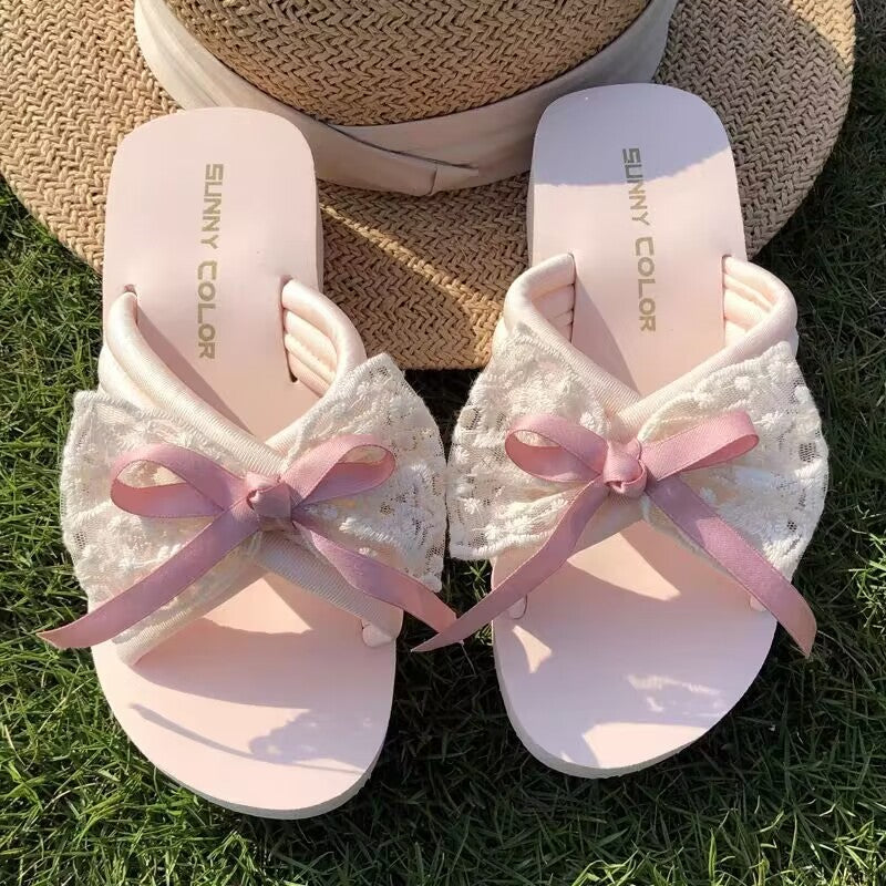 Bowknot flip flops HA1831
