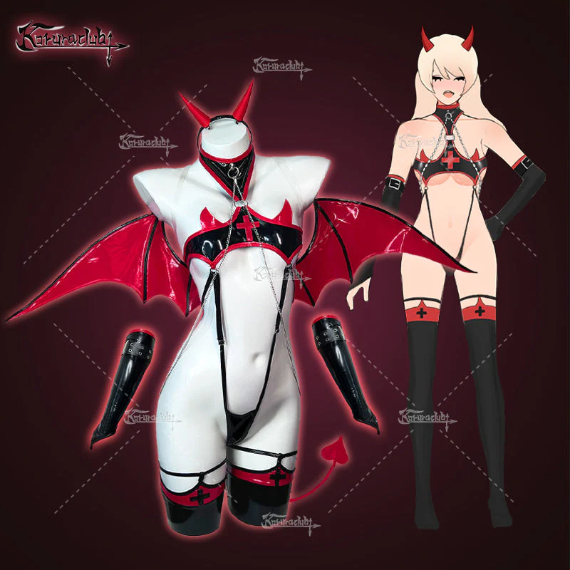 Cosplay Devil Nurse Succubus Lingerie(8-Piece Set)KO17