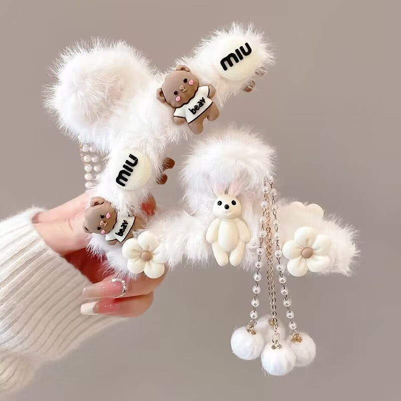 Plush cute hairpin headdress HA1860