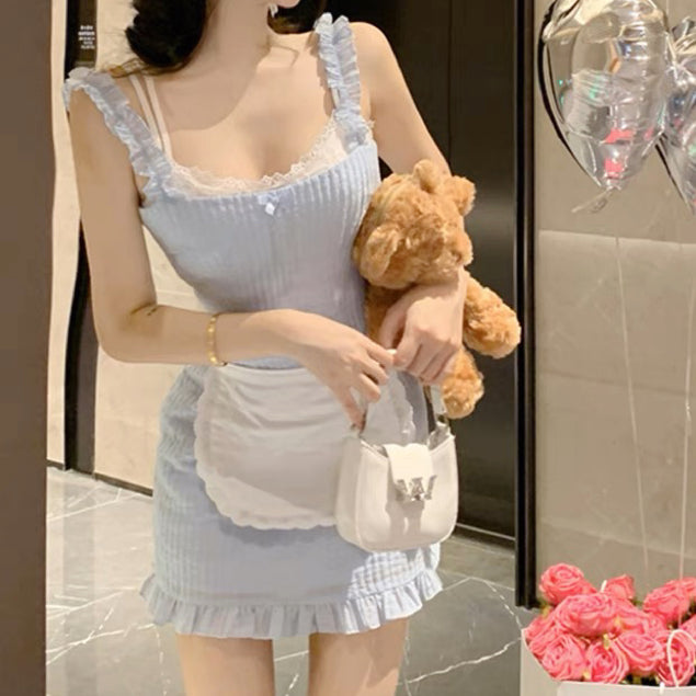 Chubby hot girl slim dress HA1987