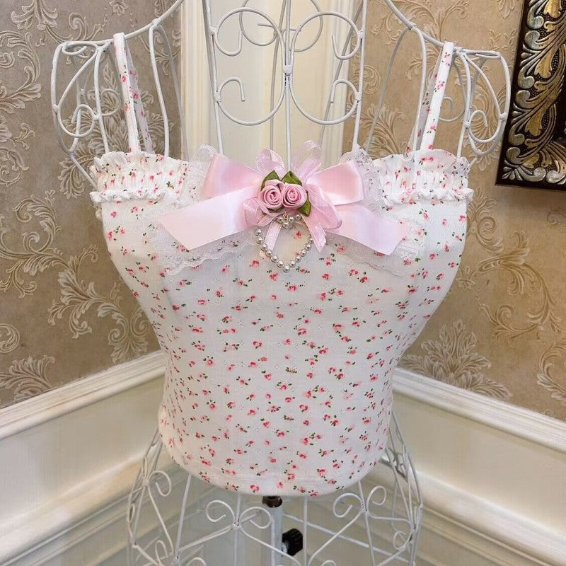 Sweetheart Rose Bow Top HA1824
