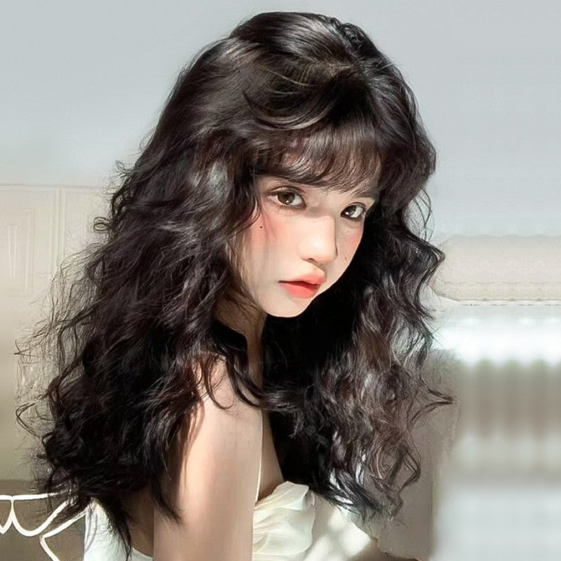 Hong Kong style wool curly wig HA1891