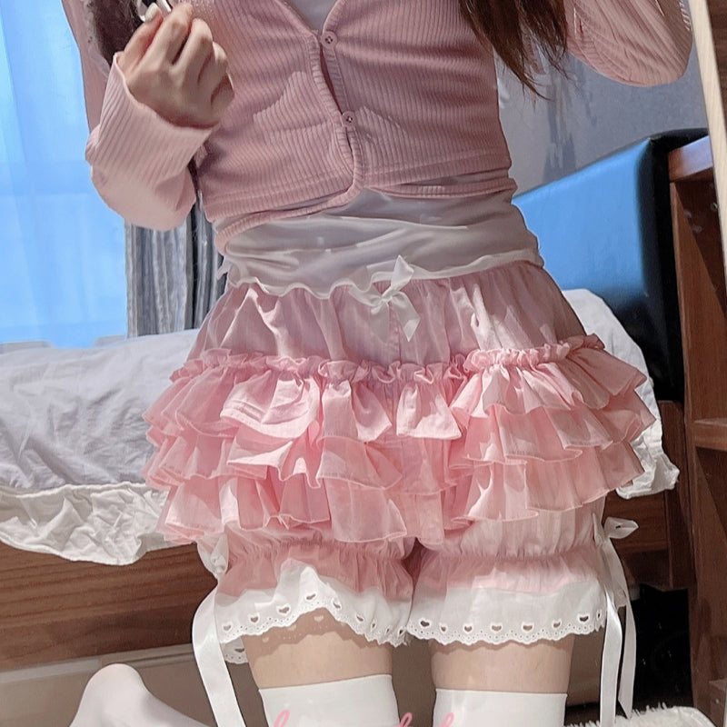 Baby Pink Pumpkin Pants Cake Dress HA2155
