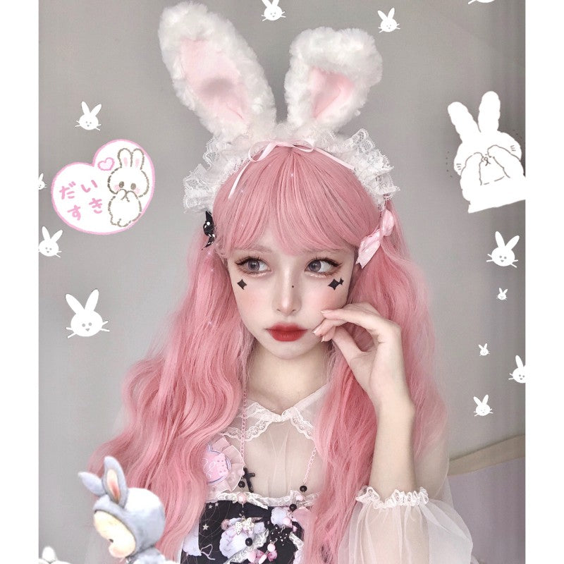 Rabbit ear plush headband HA2148