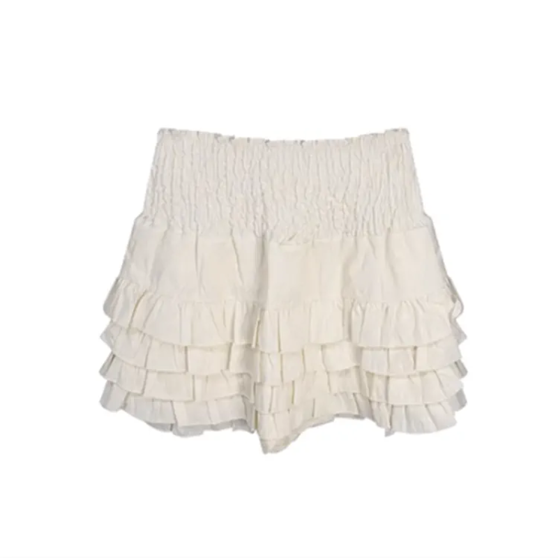 Apricot Pleated Cake Dress HA2126