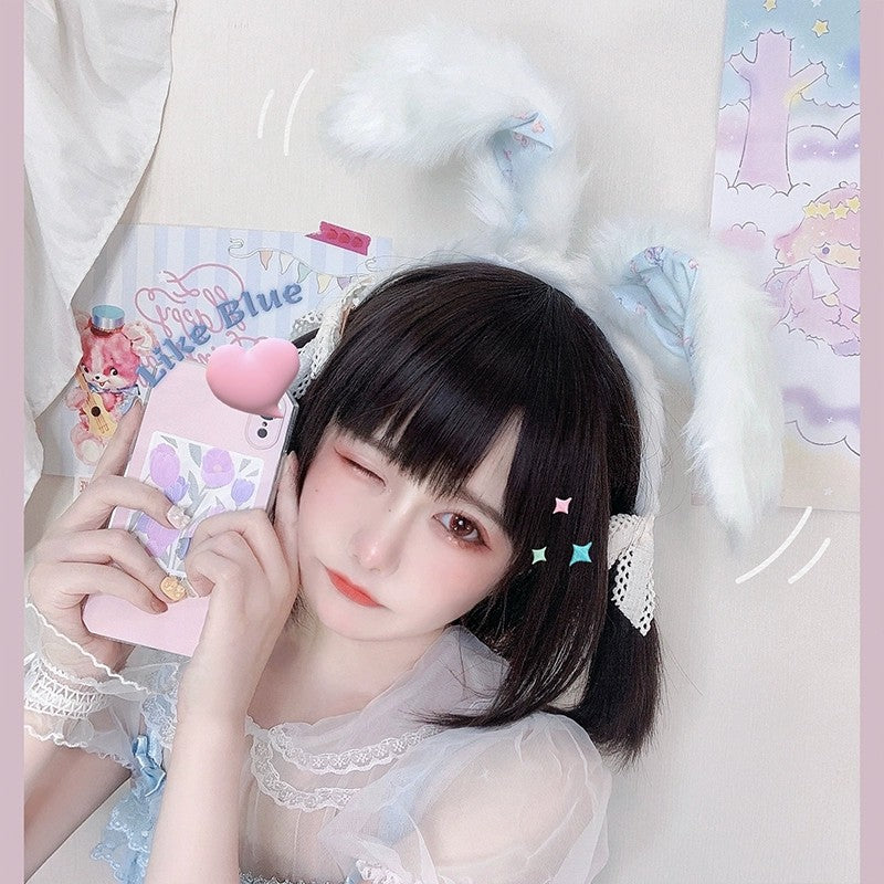 Sweet Plush Showa Rabbit Ear Headband HA2003