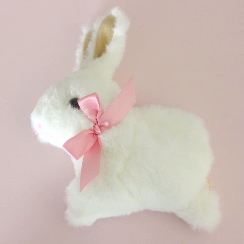 Cute bunny with pink bowknot HA1886