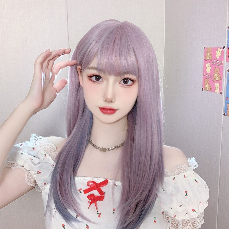 Unicorn Purple Gradient Lolita Wig HA1137