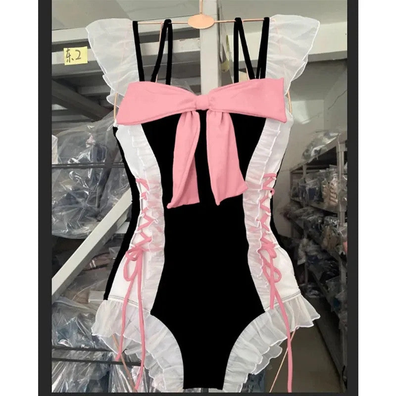 Cute one piece swimsuit HA1165