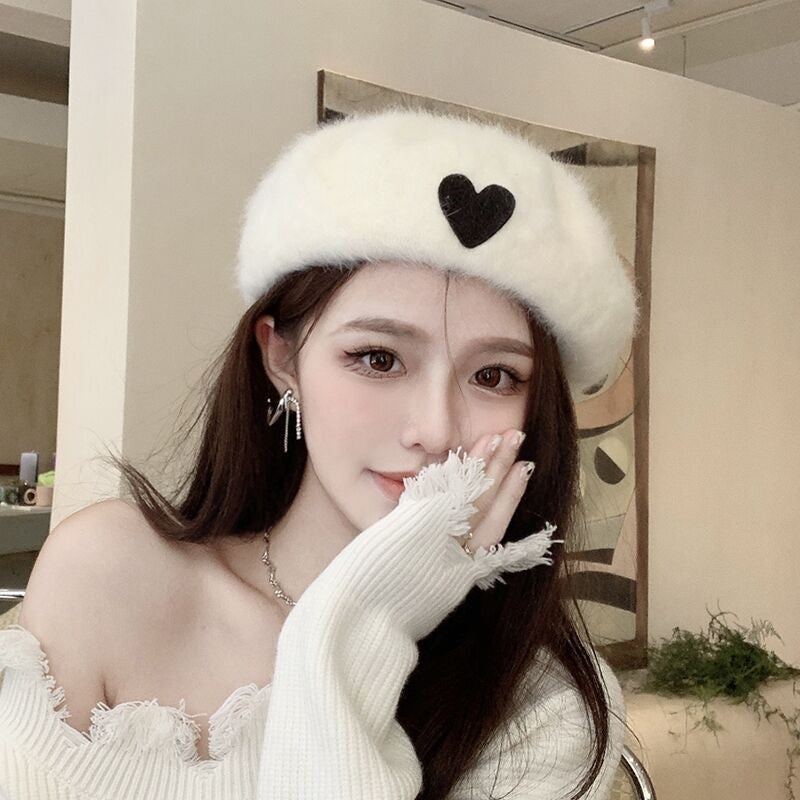 Plush beret HA1385