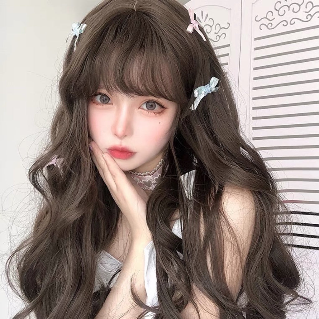 Daily cute long curly hair HA0229