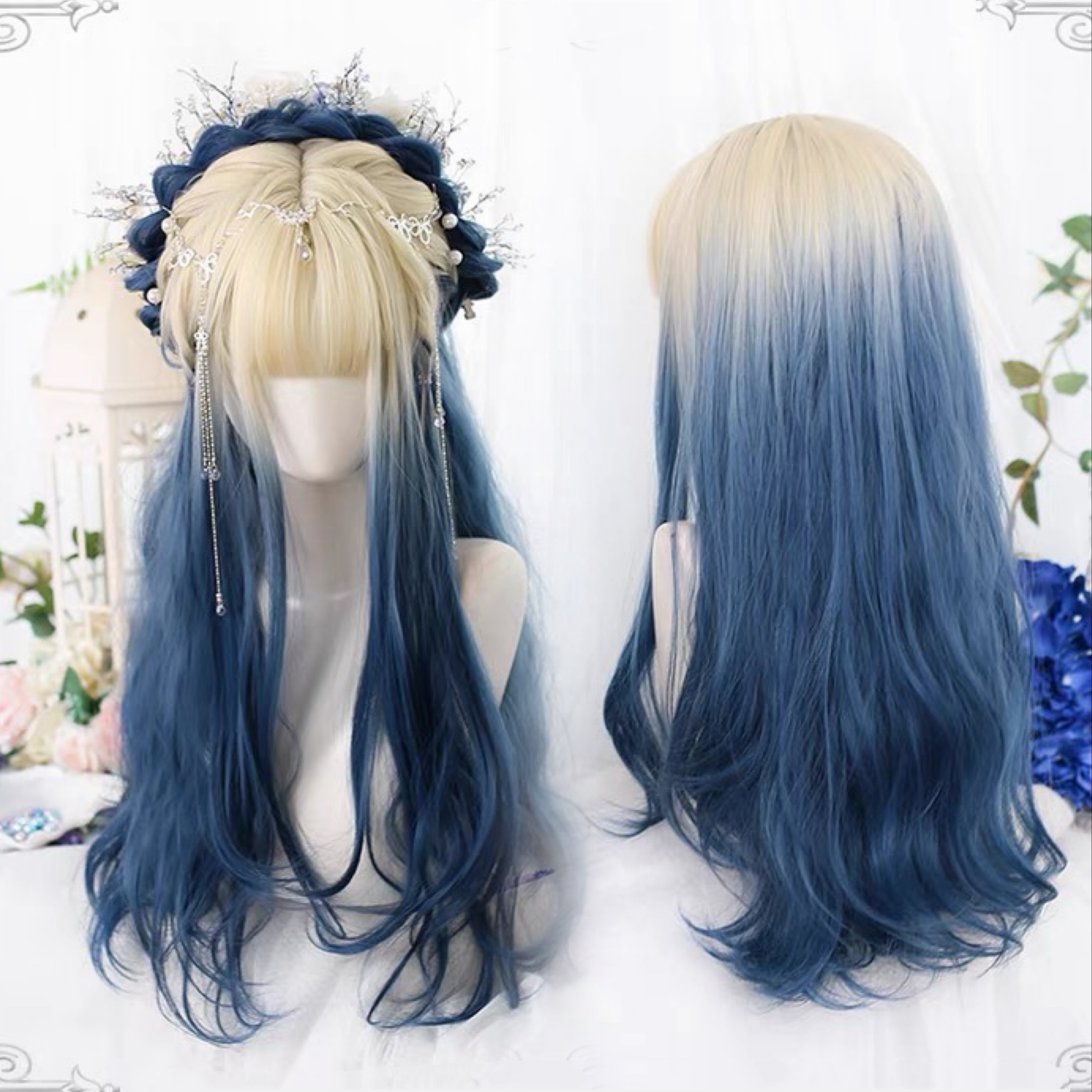 Qingtan Natural Gentle Curly Long Hair HA0476