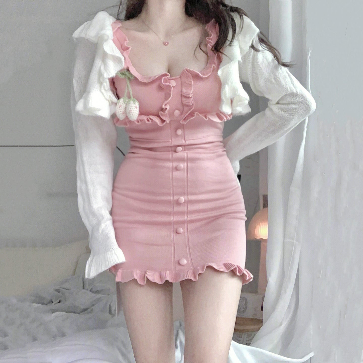 Sweet and Spicy Knit Dress HA1195