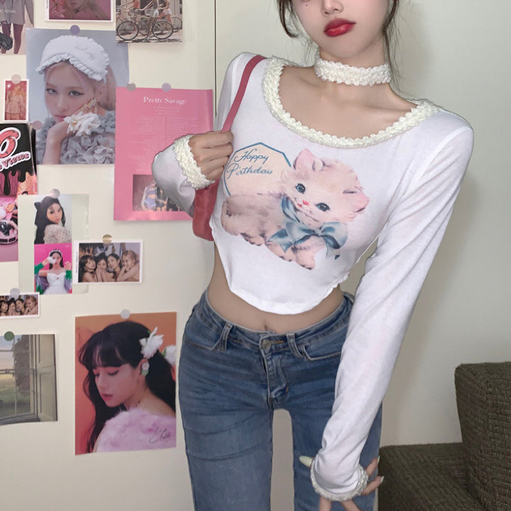 Cat cat T-shirt HA1220