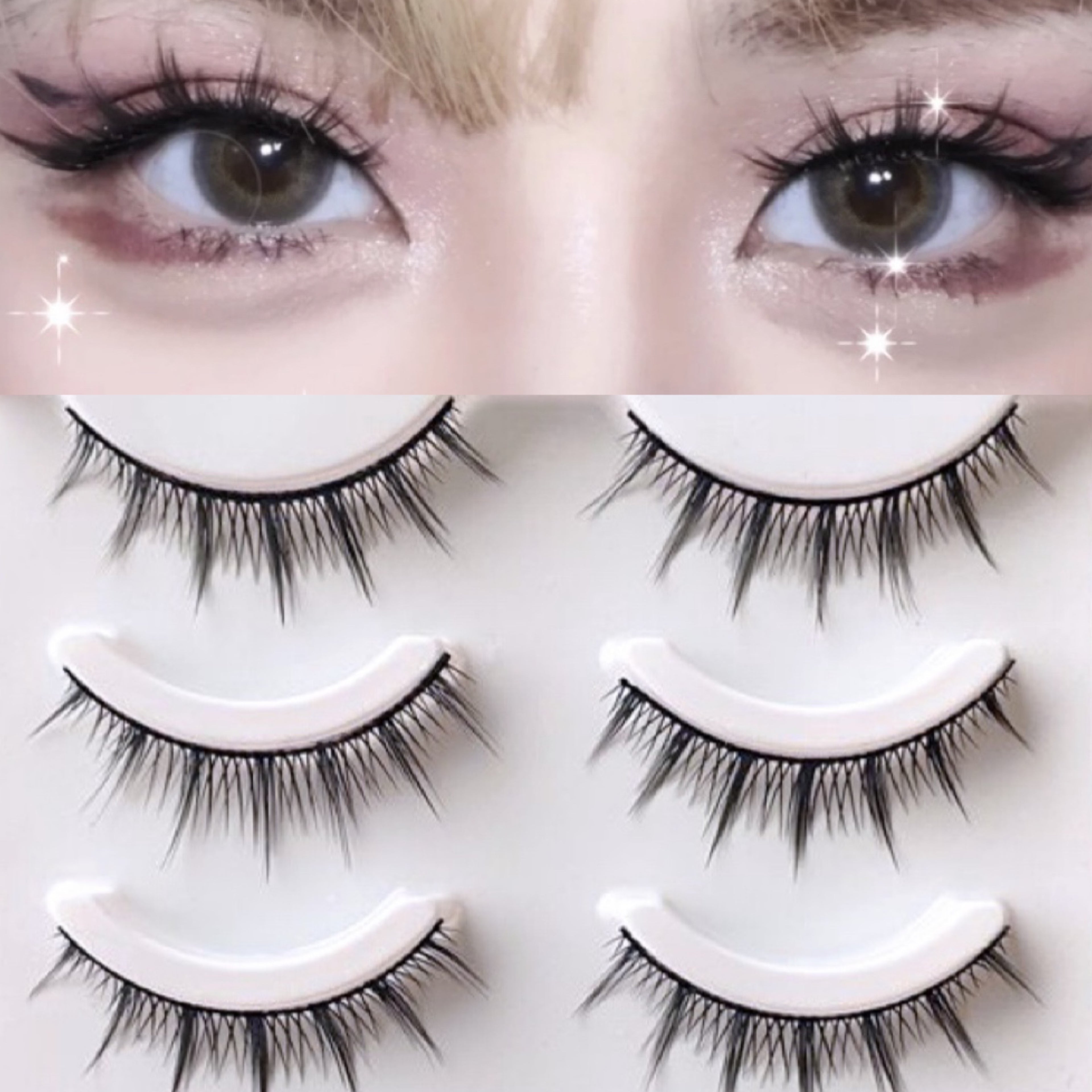 Little devil cos pointed tail eyelashes HA0653