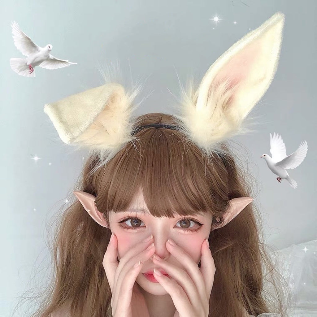 Multicolor Plush Simulation Rabbit Ears HA0706
