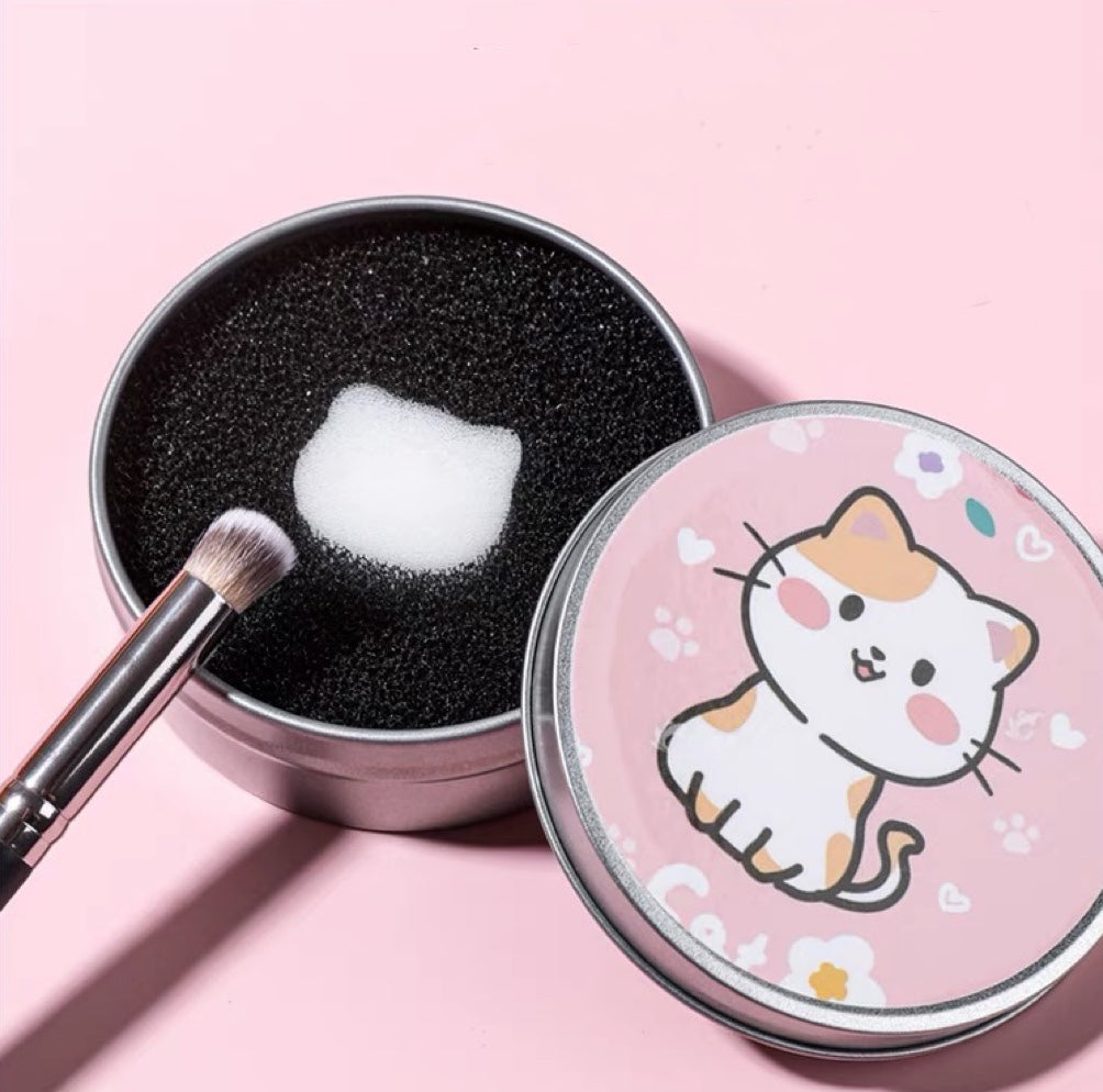 Makeup brush cleaning box HA0166