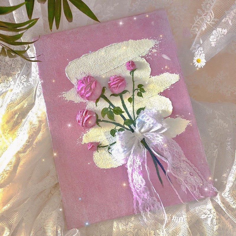 Rose flower tulip hanging painting HA1524