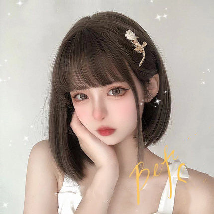 Natural bangs for short hair HA0240