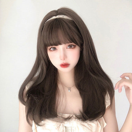 Daily smooth long curly hair HA0237
