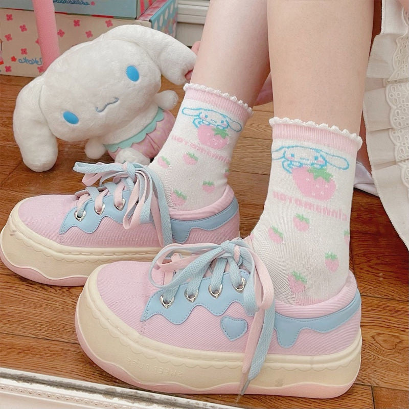 Yugui dog bubble mouth socks HA0546