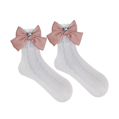 lace Bow socks HA1587