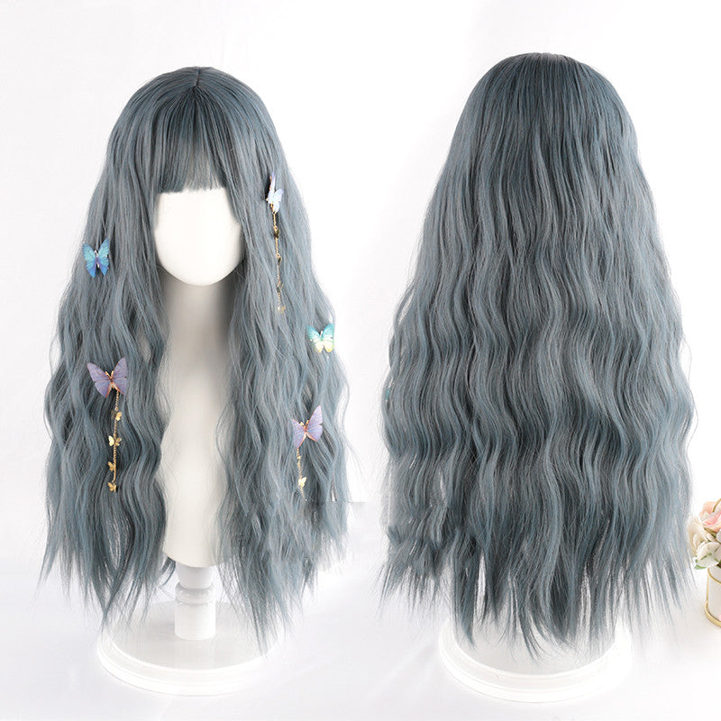 Haze Gray Blue Wig HA0060
