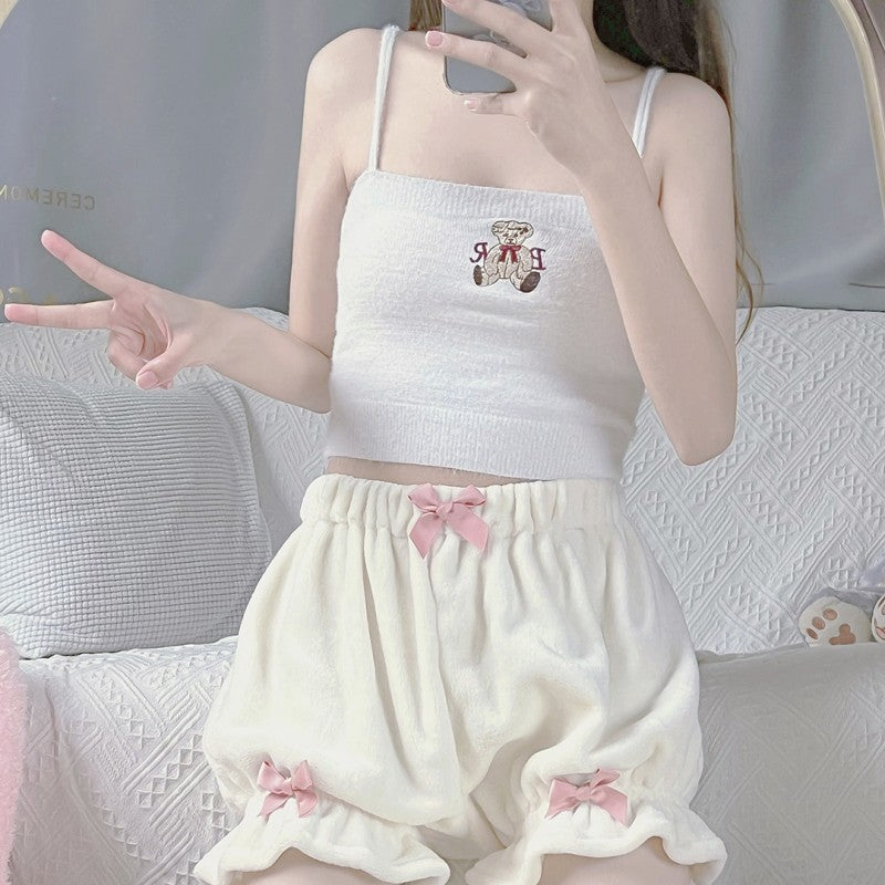 Bear embroidered camisole HA1288