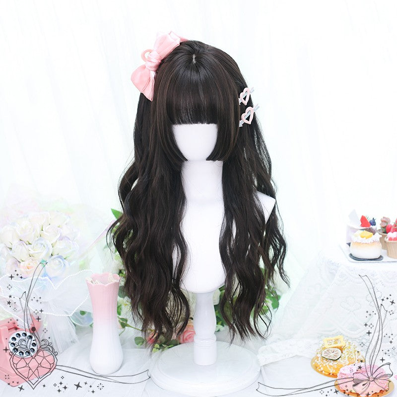Natural curly hair with long sideburns HA1698