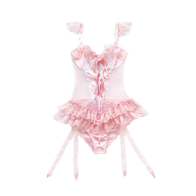 Ballet pink lace camisole HA1608