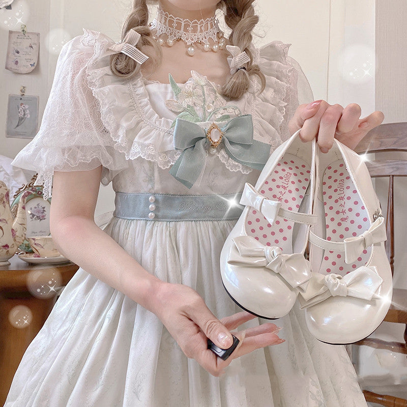 fairy high heel leather shoes HA1112