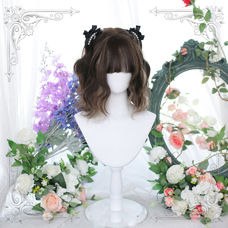 Short hair hanging ear highlight wig HA0779