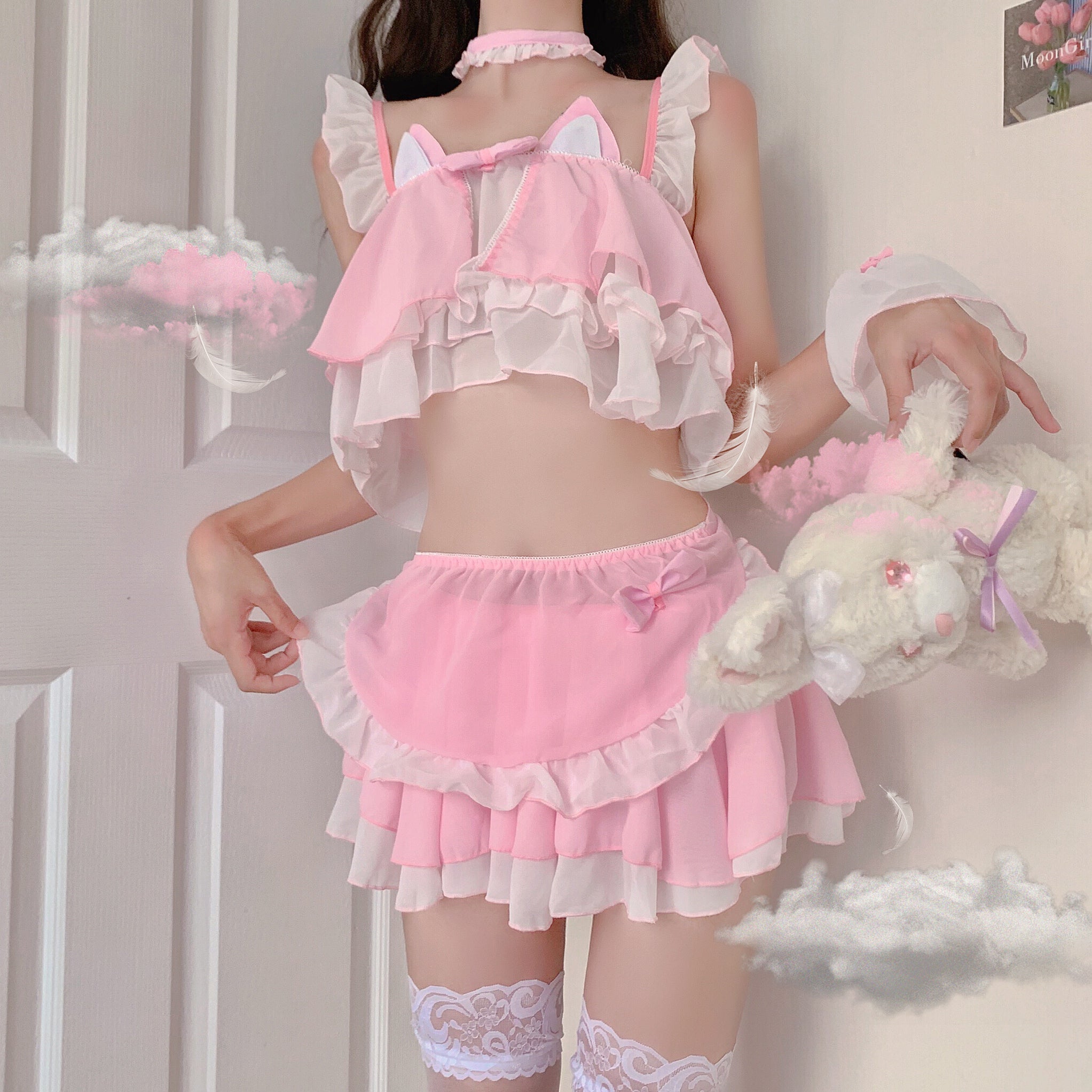 Cute cat ear set HA0344