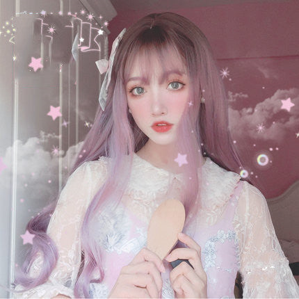 Lolita gradient long curly hair HA0493