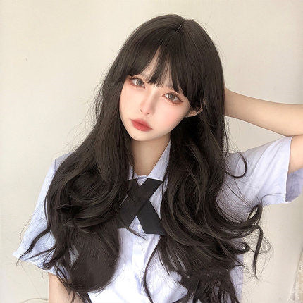 Realistic big wave wig HA0236