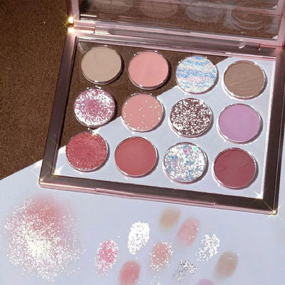 Transparent 12-color eyeshadow palette HA0444