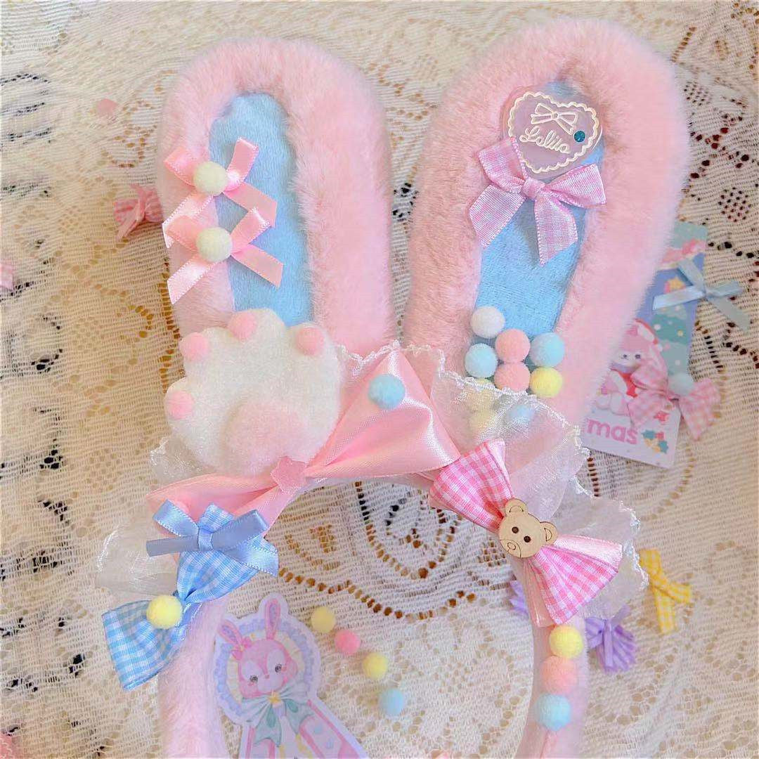Lolita rabbit ears sweet hair band HA0752