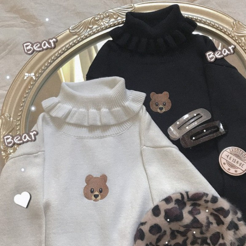 Turtleneck knitted bottoming shirt HA1497