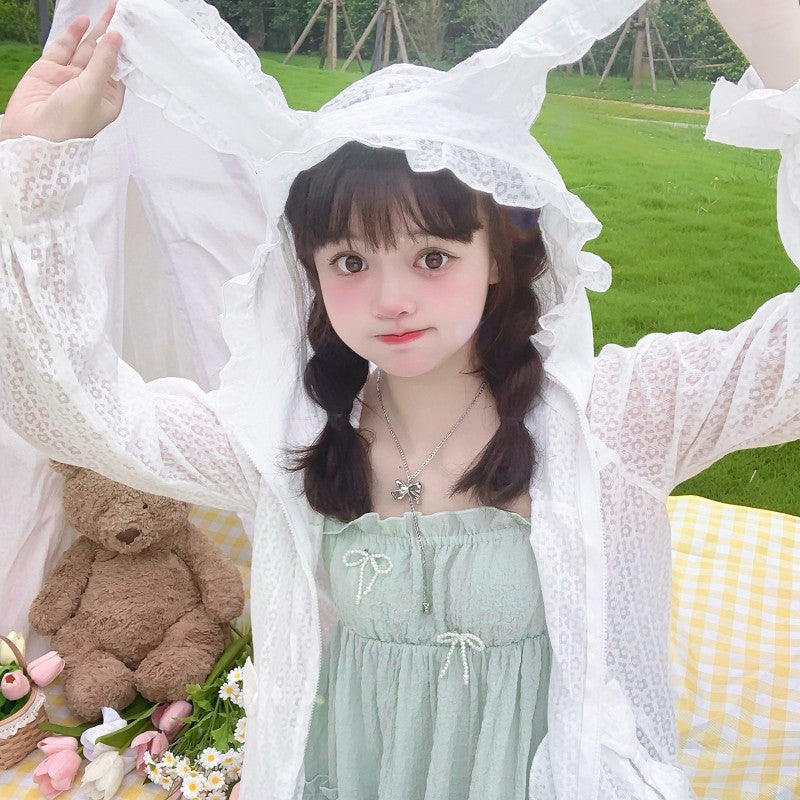 Rabbit ear cardigan jacket HA1662