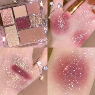 Transparent seven-color eyeshadow palette HA1283