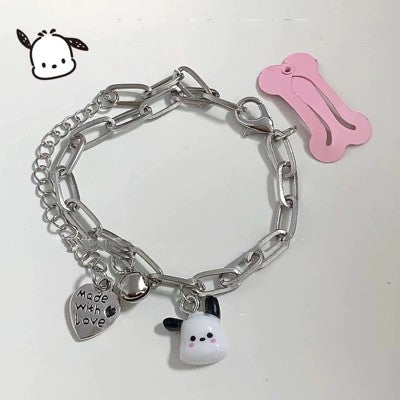 Bunny plush doll bag pendant HA1789