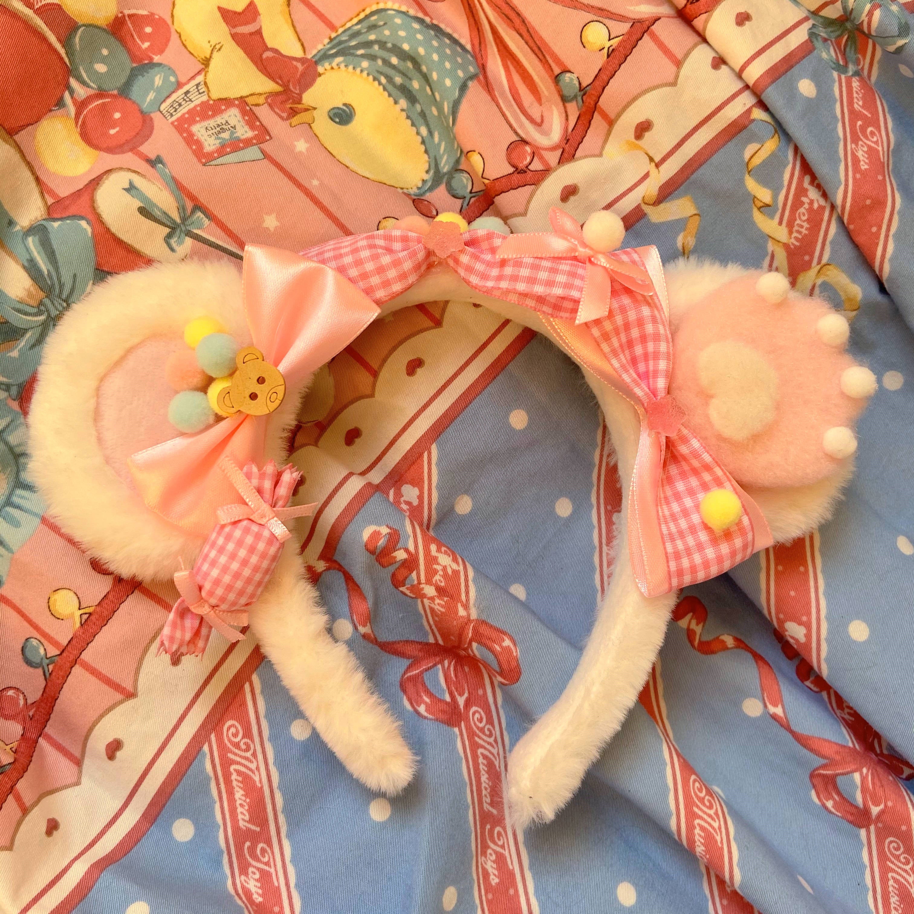 Lolita cute sweet plush headband HA0770