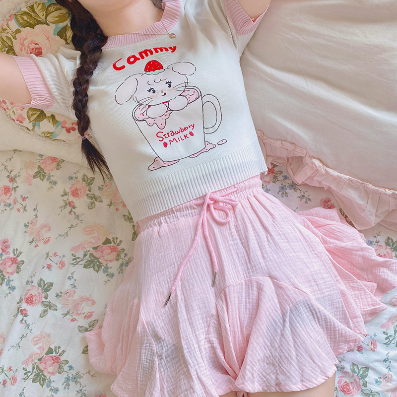 Sweet and cute short sleeve t-shirt HA0527