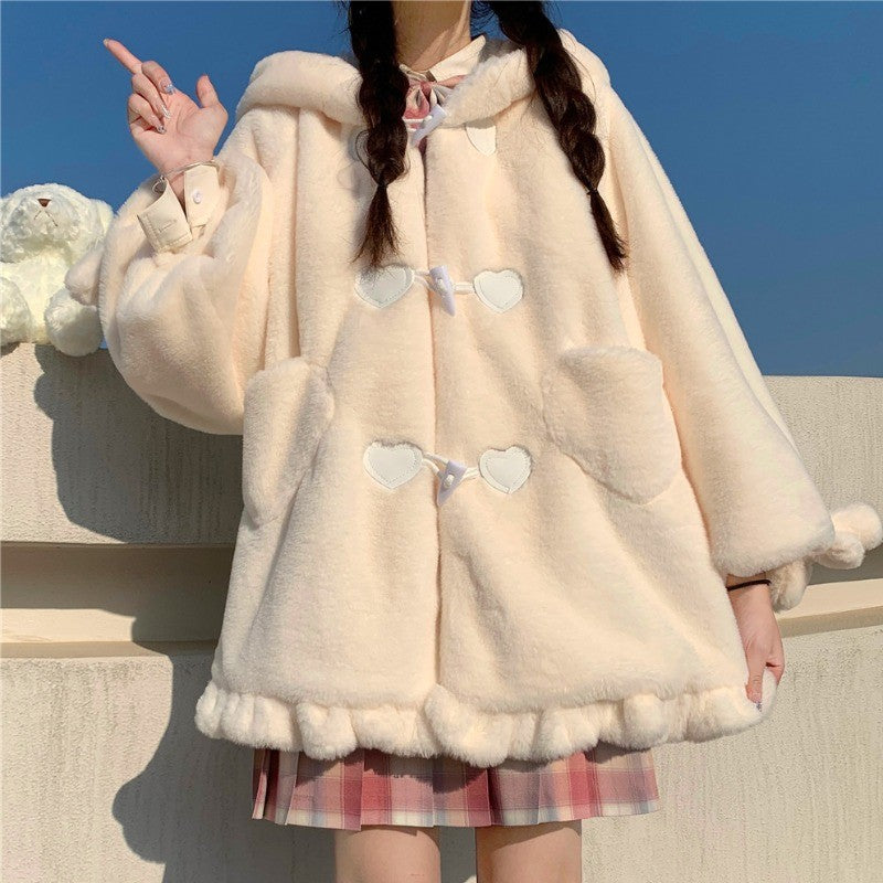 Thick fleece plush coat HA1269