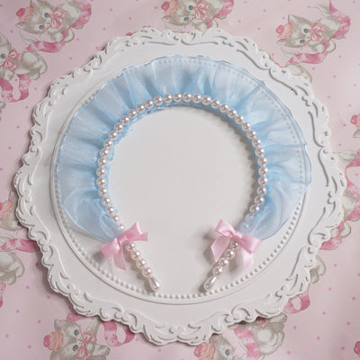 Lace Pearl Headband Headband HA0483