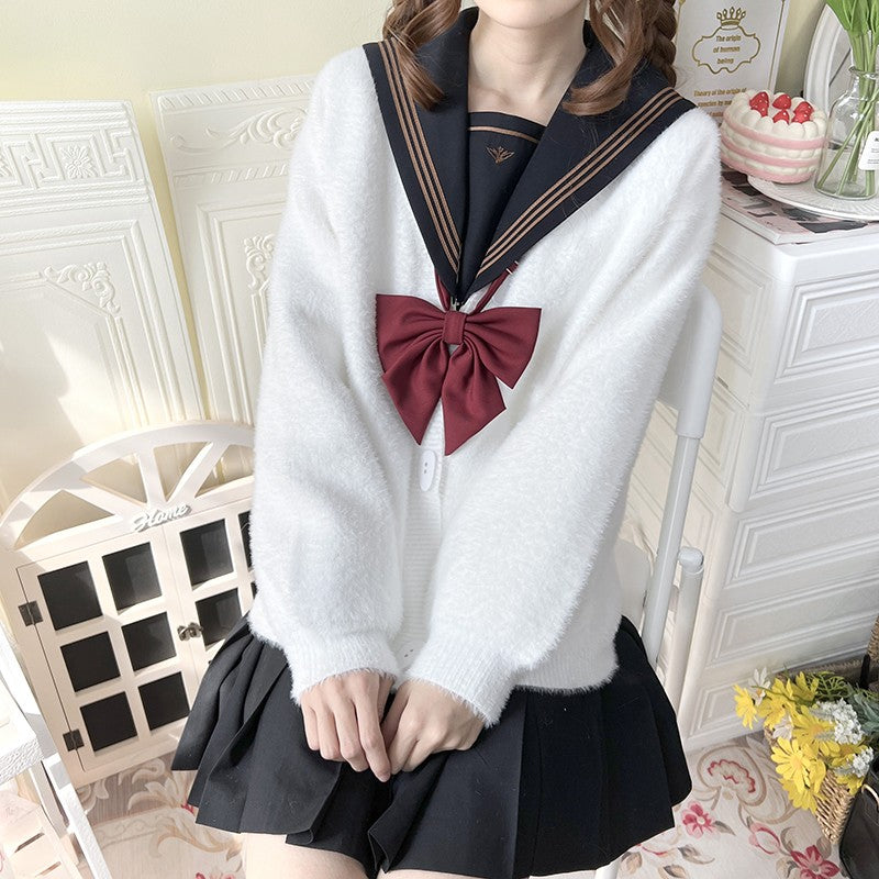Knitted cardigan sweater coat HA1539