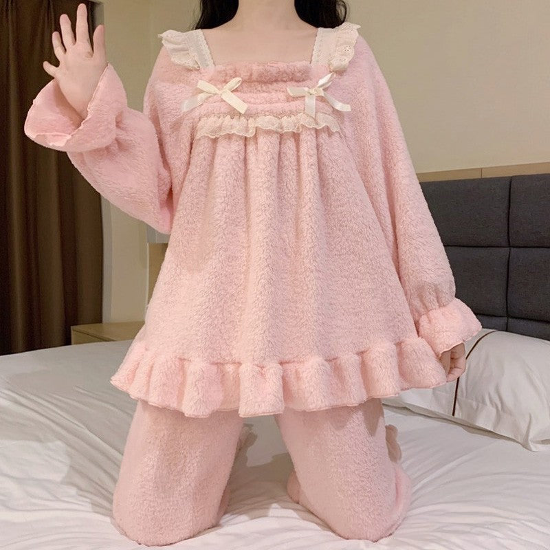 Coral fleece thick home clothes HA1515