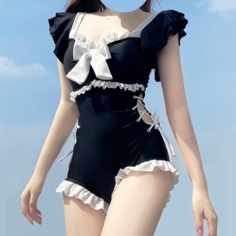 Bow casual swimsuit HA1674