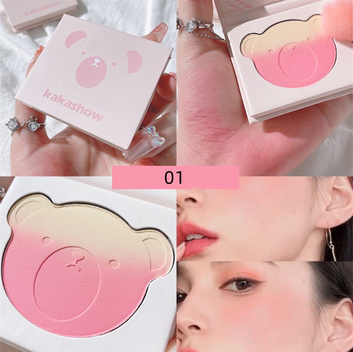 Matte Rouge Gradient Blush HA0093