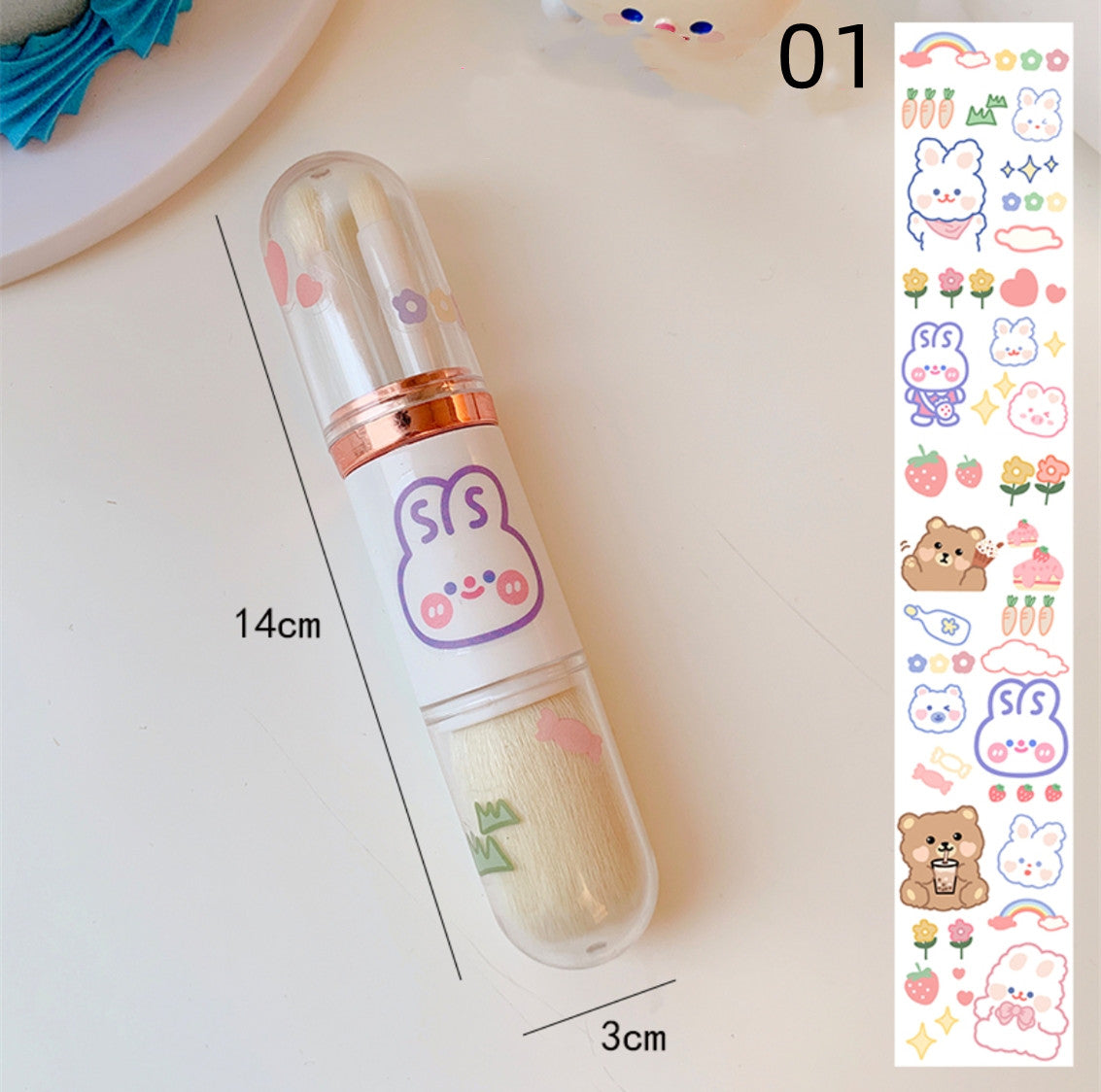 Portable Mini Makeup Brush HA0112